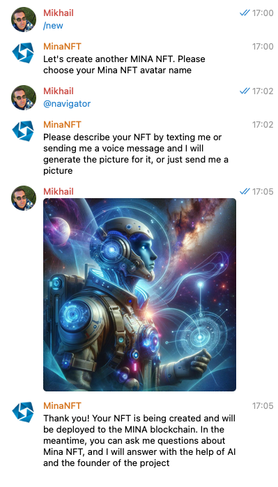 Finalizing Your NFT Screenshot